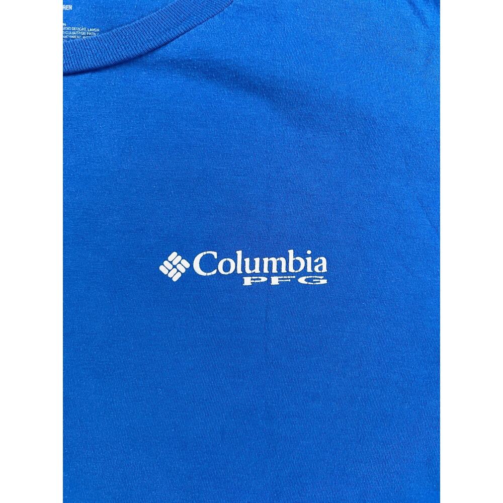 Columbia PFG Performance Short Sleeve T-Shirt in Royal Blue (Men's XXL) - Picture 3 of 7